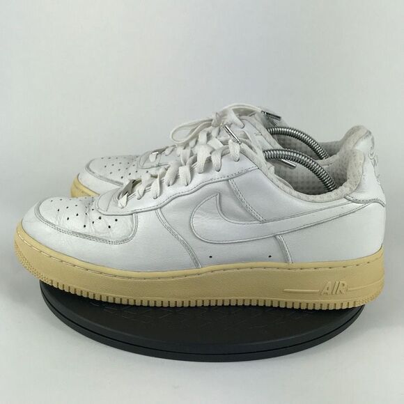 Nike Air Force 1 Premium White Leather 2006 315180-111 Men’s Size 12 - Picture 8 of 12